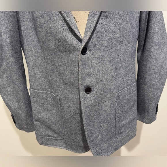 Banana Republic Men’s 46L Light Blue 100% Cotton Tailored Fit Blazer - Picture 3 of 11